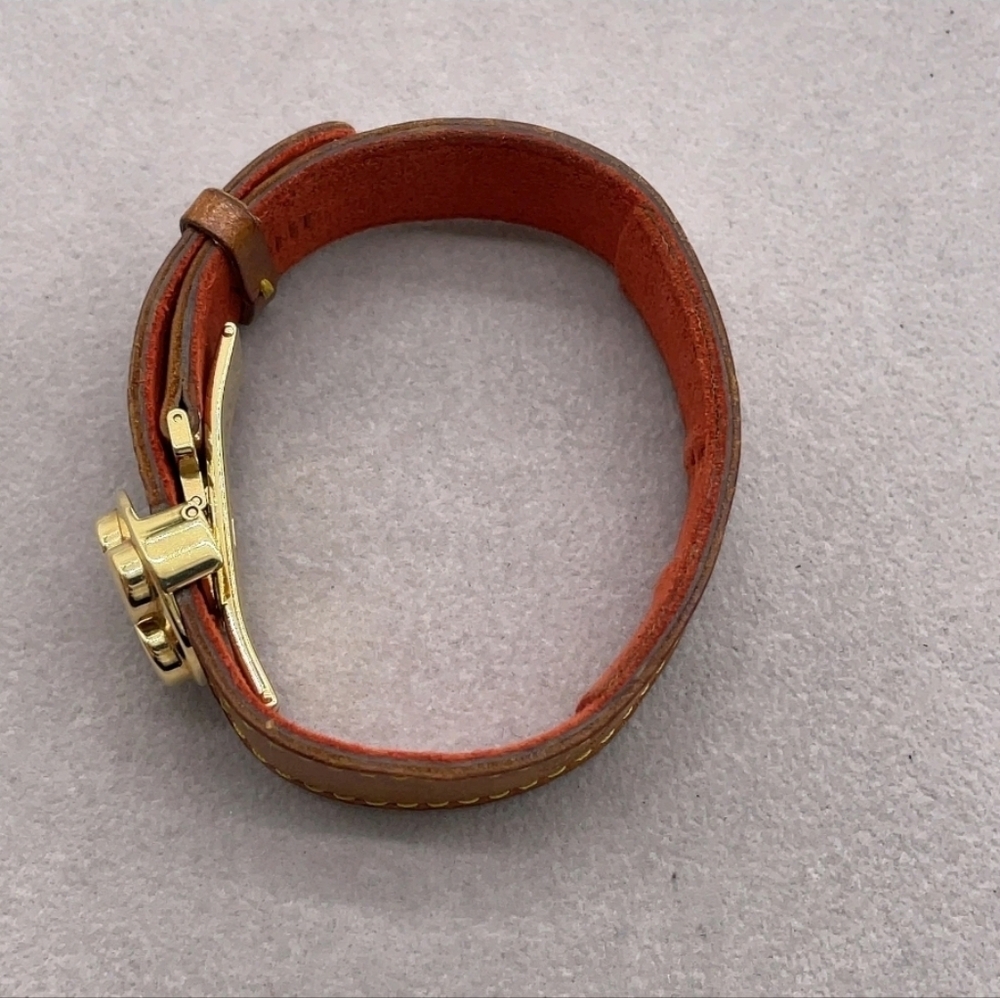 Authentic Louis Vuitton Brown and Gold Bracelet - Picture 7 of 12